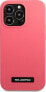 Фото #3 товара Karl Lagerfeld Karl Lagerfeld KLHCP13XSLMP1PI iPhone 13 Pro Max 6,7" hardcase fuksja/fuchsia Silicone Plaque