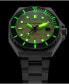 ფოტო #3 პროდუქტის Men's Dumas Automatic Sahara with Silver-Tone Solid Stainless Steel Bracelet Watch 44mm