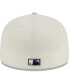 Фото #5 товара Men's White, Pink Los Angeles Dodgers Chrome Rogue 59FIFTY Fitted Hat