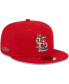 Men's Red St. Louis Cardinals Script Fill 59FIFTY Fitted Hat