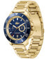 ფოტო #3 პროდუქტის Men's Toranga Gold-Tone Stainless Steel Bracelet Watch 44mm