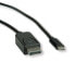 ROLINE 11.04.5845 - 1 m - DisplayPort - USB Type-C - Male - Male - 3840 x 2160 pixels