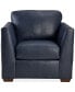 Cheriel 39" Leather Chair, Created for Macy's