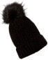 Фото #1 товара La Fiorentina Basic Knit Beanie Women's Black