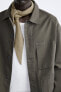 Куртка-рубашка из рельефной ткани с карманами ZARA