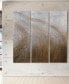Фото #14 товара Gold Waves 3-Piece Textured Metallic Hand Painted Wall Art Set by Martin Edwards, 60" x 20" x 1.5"