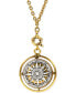 ფოტო #1 პროდუქტის Two-Tone Compass 30" Long Pendant Necklace