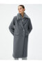 Фото #14 товара Пальто Koton Long Coat with Removable Faux Fur Trim