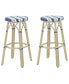 Livio 30" Patio Barstool, Set of 2