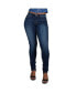 Фото #1 товара Women's Curvy Fit High Rise Stretch Denim Skinny Jeans