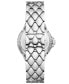 ფოტო #2 პროდუქტის Women's Camille Three-Hand Silver-Tone Stainless Steel Watch 33mm