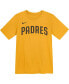 ფოტო #2 პროდუქტის Preschool Jackson Merrill Gold San Diego Padres Player Name Number T-Shirt