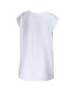 ფოტო #2 პროდუქტის Women's White Houston Texans Greetings From Muscle T-shirt