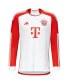 Фото #2 товара Men's White Bayern Munich 2023/24 Home Replica Long Sleeve Jersey