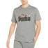 Фото #1 товара Puma X Minecraft Graphic Crew Neck Short Sleeve T-Shirt Mens Grey Casual Tops 53