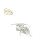 ფოტო #3 პროდუქტის Women's 14K Gold-Tone Plated Hammered Bangle Set, 3 Pieces