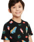 ფოტო #3 პროდუქტის Big Kids Sportswear Ice Cream Print Cotton T-Shirt