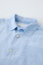 Linen and cotton blend shirt