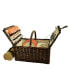 Фото #3 товара Buckingham Willow Picnic Basket with Blanket - Service for 4