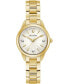 ფოტო #1 პროდუქტის Women's Sutton Diamond-Accent Gold-Tone Stainless Steel Bracelet Watch 28mm