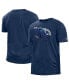 ფოტო #1 პროდუქტის Men's Navy Tennessee Titans 2022 Sideline Ink Dye T-shirt
