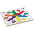 CAYRO 6 Wooden Goose 40x40 cm tabla parchis