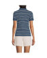 ფოტო #3 პროდუქტის Petite Wide Rib Polo Shirt