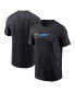 ფოტო #1 პროდუქტის Men's Black Miami Marlins Local Team Skyline T-shirt