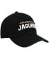 Men's Black Jacksonville Jaguars Clean Up Script Adjustable Hat