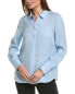 Фото #1 товара Топ для женщин Lafayette 148 New York Scottie Silk Blouse