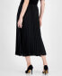 Chiffon Pull-On Pleated Skirt