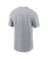 Фото #2 товара Men's Gray San Francisco 49ers 2023 NFL Playoffs Iconic T-shirt