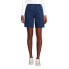 Фото #4 товара Women's High Rise Sport Knit Elastic Waist Denim Jean Shorts