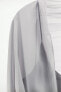 Фото #22 товара Платье из жоржета с регулиремыми деталями ZARA