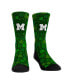 Men's and Women's Socks Michigan Wolverines St. Patrick's Day Shamrock Crew Socks