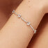 Фото #3 товара Fancy Infinite White cubic zirconia silver bracelet FIW06