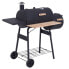 48" Steel BBQ and Smoker Combo