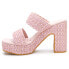 Фото #6 товара BEACH by Matisse Gem Platform Womens Pink Dress Sandals GEM-866