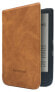 Фото #4 товара Чехол для PocketBook Basic Lux 2 PocketBook Touch Lux 4 Folio коричневый из искусственной кожигофровой микрофиброй 15,2 см (6") от Pocketbook Readers GmbH.