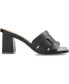 ფოტო #3 პროდუქტის Women's Renatta Woven Block Heel Dress Sandals