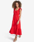 Фото #6 товара Women's Sleeveless Tiered Midi Dress