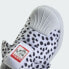 儿童 adidas ORIGINALS 舒适百搭 防滑减震 低帮 儿童板鞋 黑白色