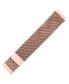 Фото #2 товара Rose Gold-Tone Stainless Steel Mesh Band Compatible with the Fitbit Versa and Fitbit Versa 2