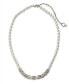 ფოტო #1 პროდუქტის Faux Stone LOVE Wins Block Imitation Pearl Necklace