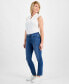 ფოტო #3 პროდუქტის Petite Mid Rise Slim Leg Jeans, Created for Macy's