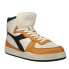 Фото #4 товара Diadora Mi Basket Used High Top Mens Orange, White Sneakers Casual Shoes 158569