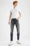 Skinny Comfort Fit Yırtık Detaylı Jean Pantolon