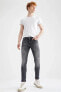 Фото #2 товара Skinny Comfort Fit Yırtık Detaylı Jean Pantolon