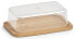 Фото #2 товара Столовая посуда Zeller Масленка с бамбуковой доской, 19 x 12 см