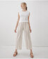 Фото #2 товара Women's Coastal Double Gauze Wide Leg Pant